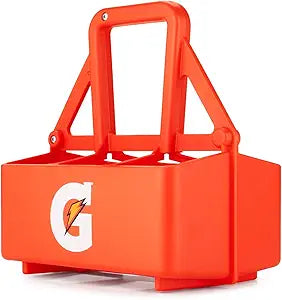 Gatorade 6-Pack Squeeze Bottle Carrier, Team Equipment, Orange