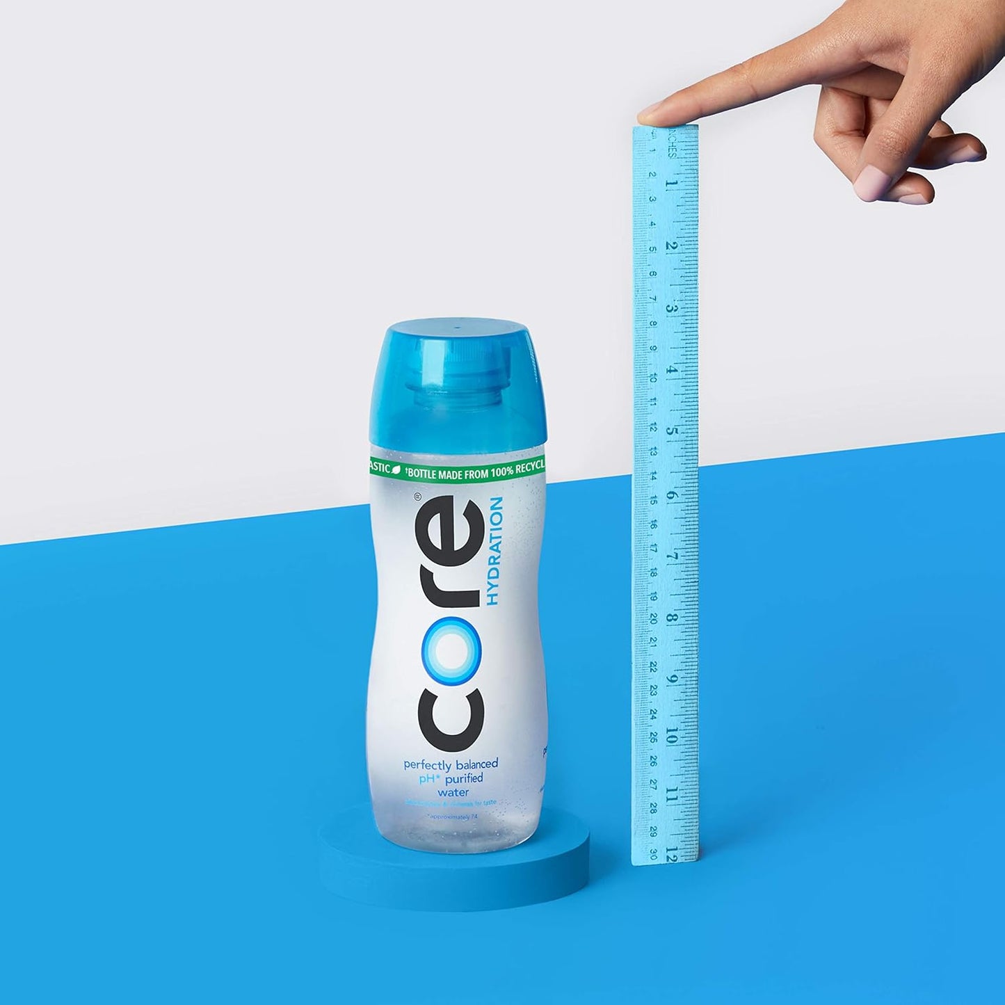 Core Hydration Perfectly Balanced Water, 23.9 fl oz Sport Cap bottle (Pack of 24)