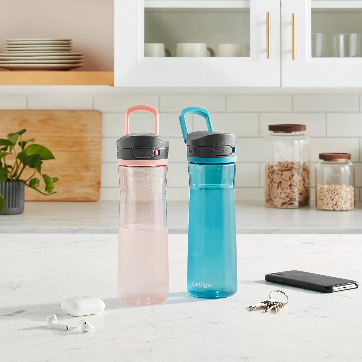 Contigo Jackson 2.0 Tritan Water Bottle with AUTOPOP Lid 24 Oz. 2- Pack