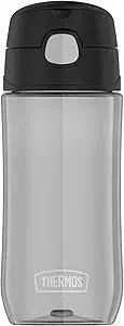 THERMOS FUNTAINER 16 Ounce Plastic Hydration Bottle with Spout, Black